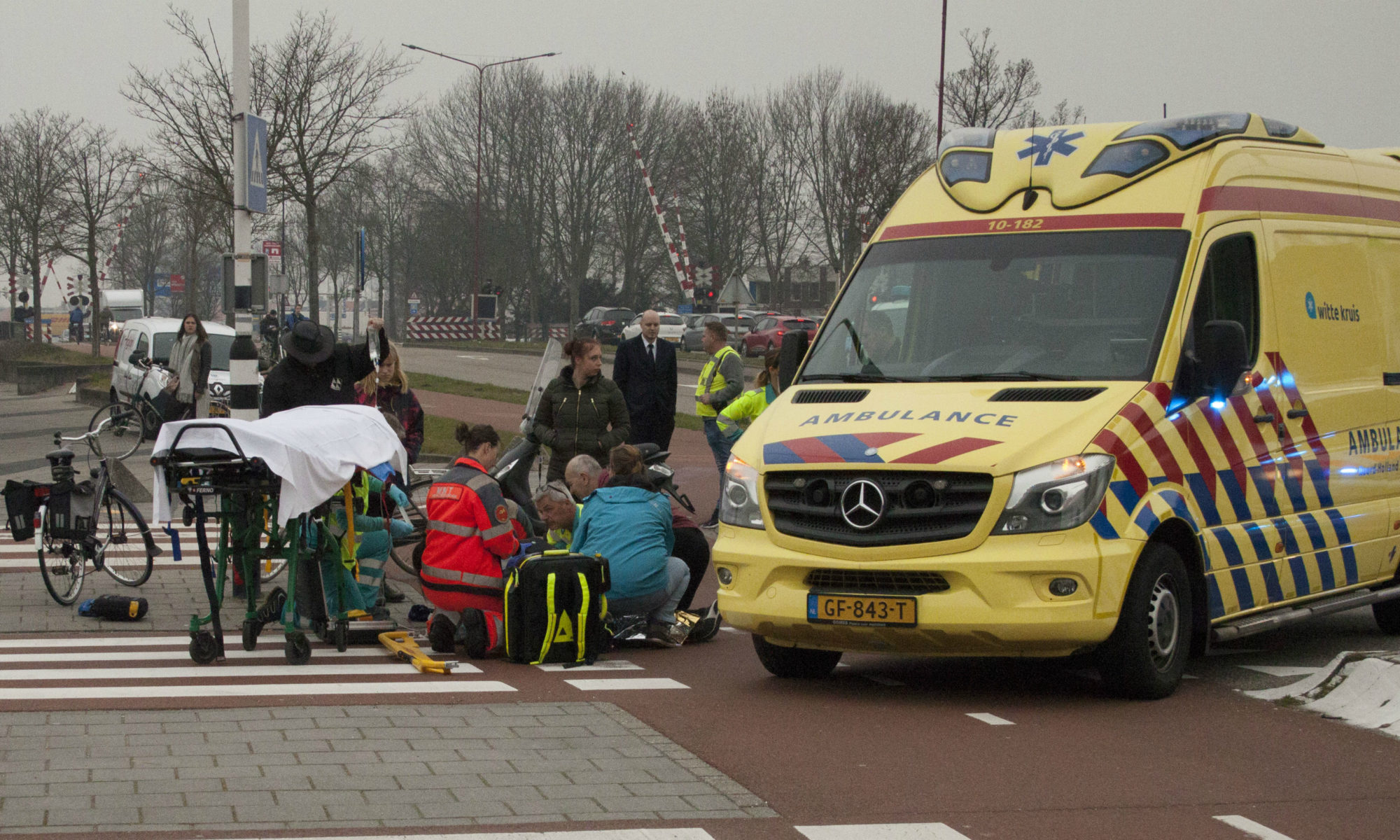 Vrouw ernstig gewond bij aanrijding op Zuidtangent