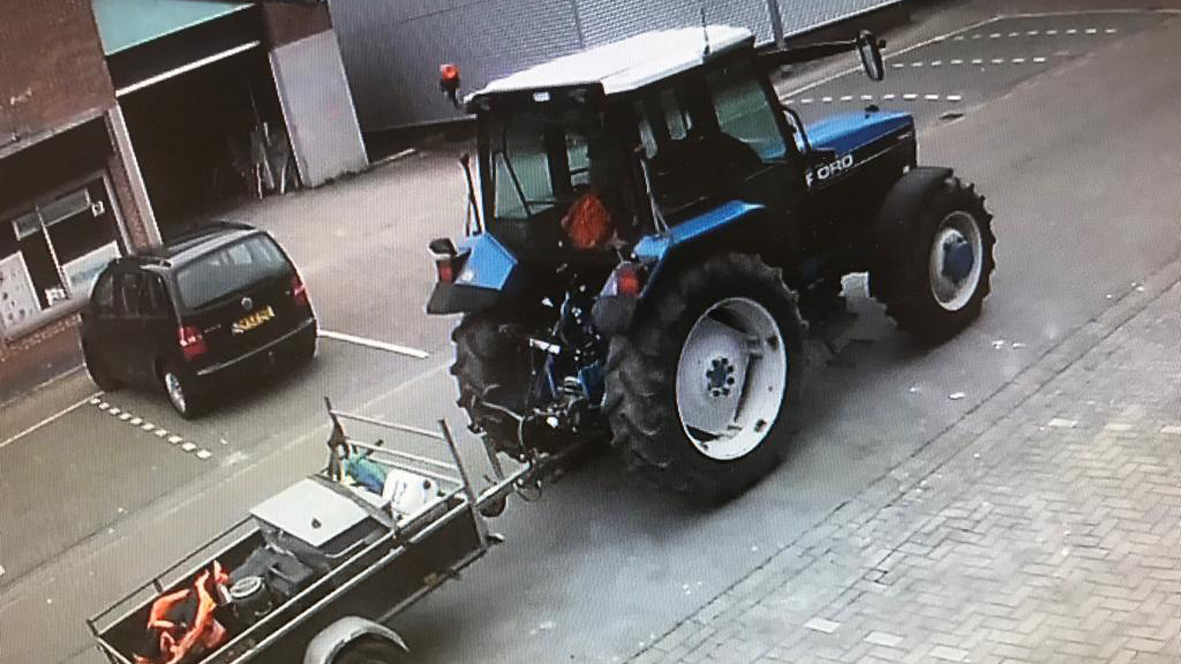 Blauwe tractor verraadt 'Tractor-dief'