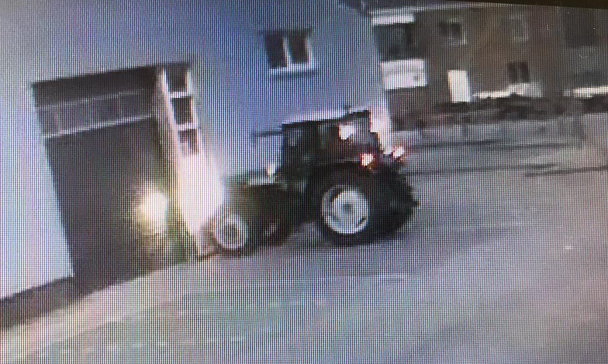 Ramkraak met tractor op industrieterrein Overdie; 'Ik kom nog wel terug'