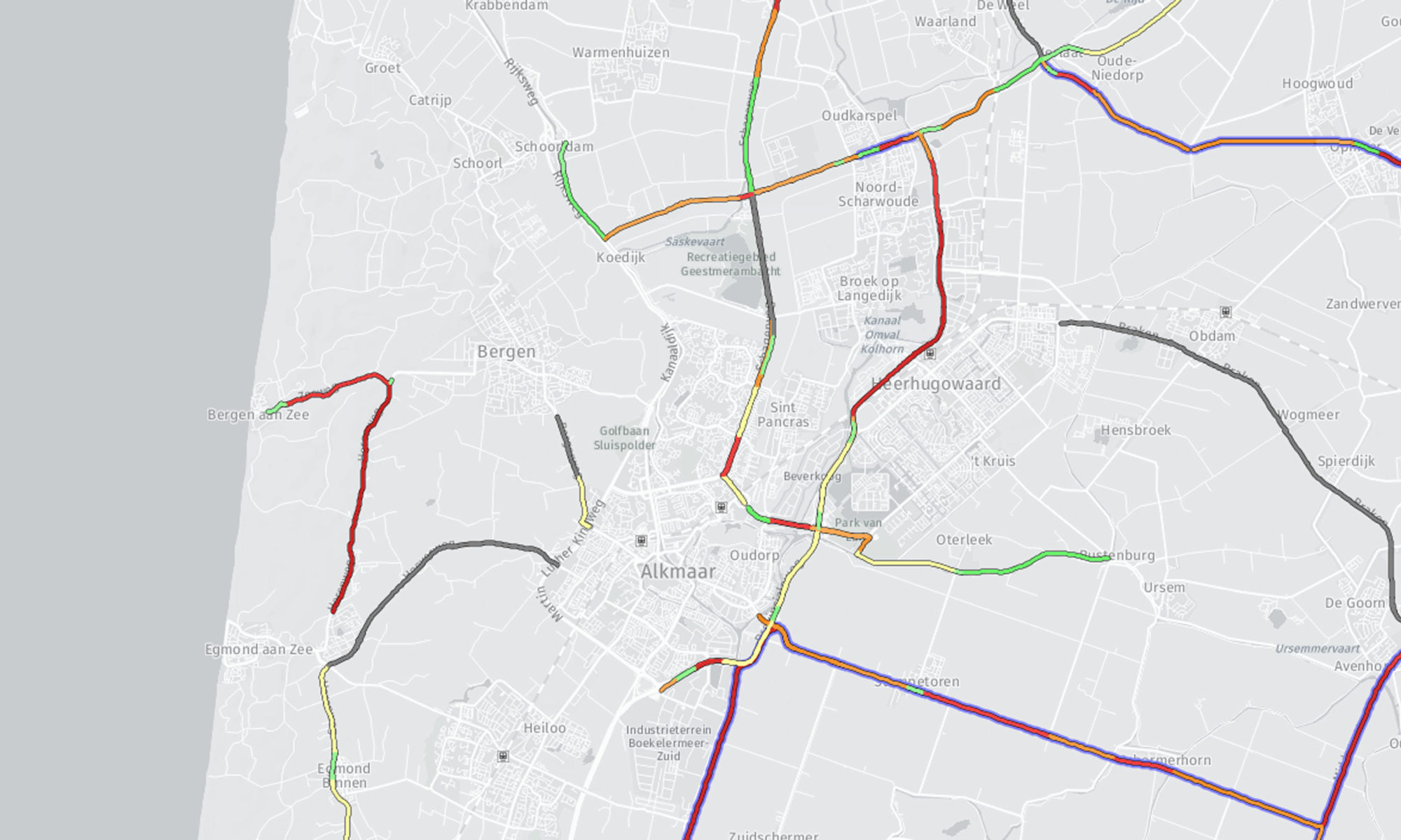 Gevaarlijke provinciale wegen in kaart gebracht