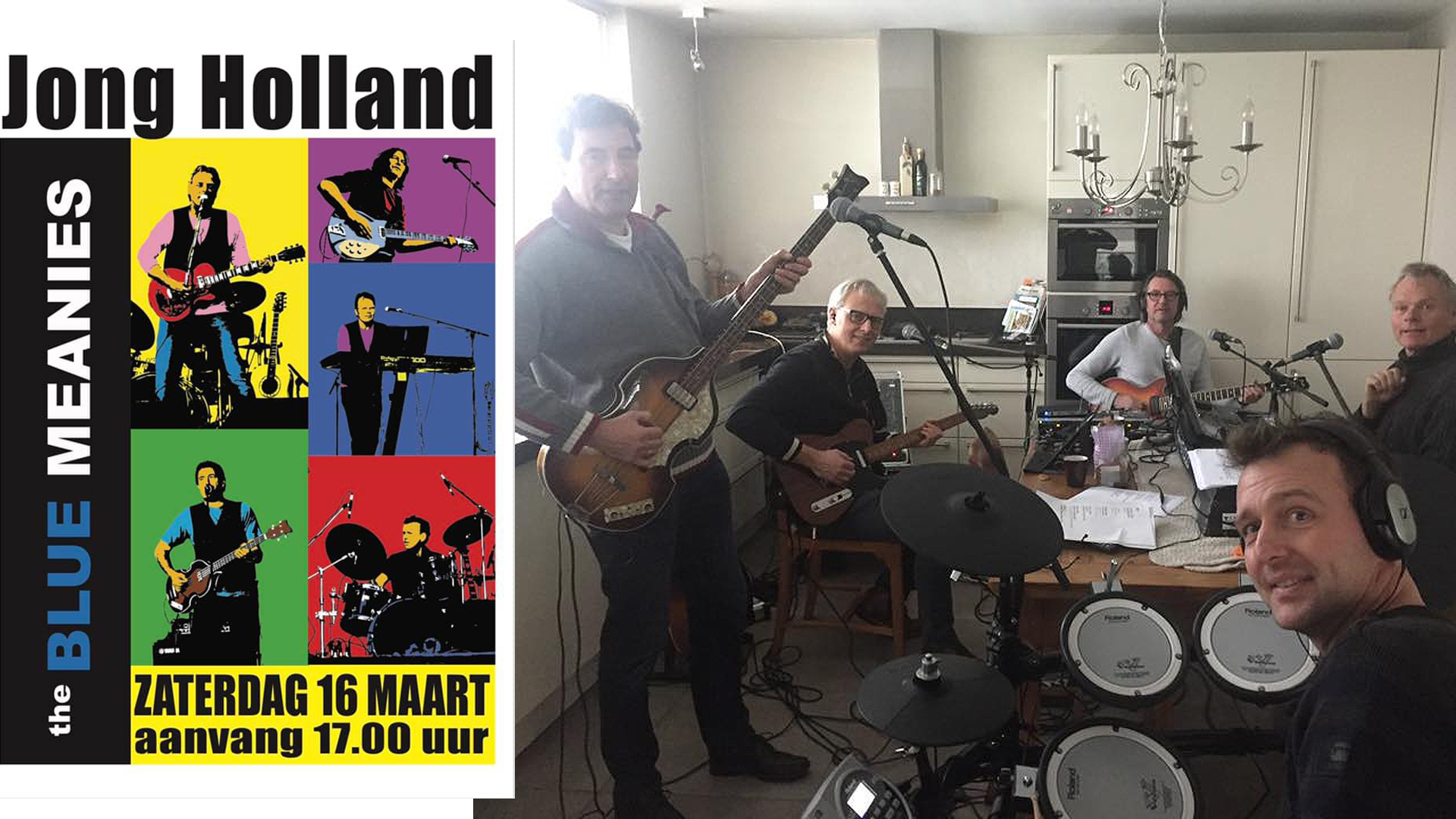 Iedereen welkom bij optreden The Blue Meanies i