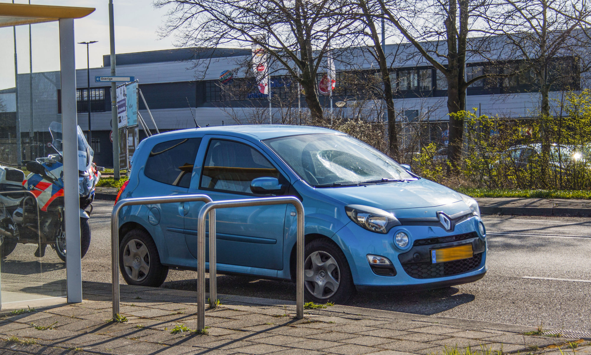 Fietsster geschept op Westel