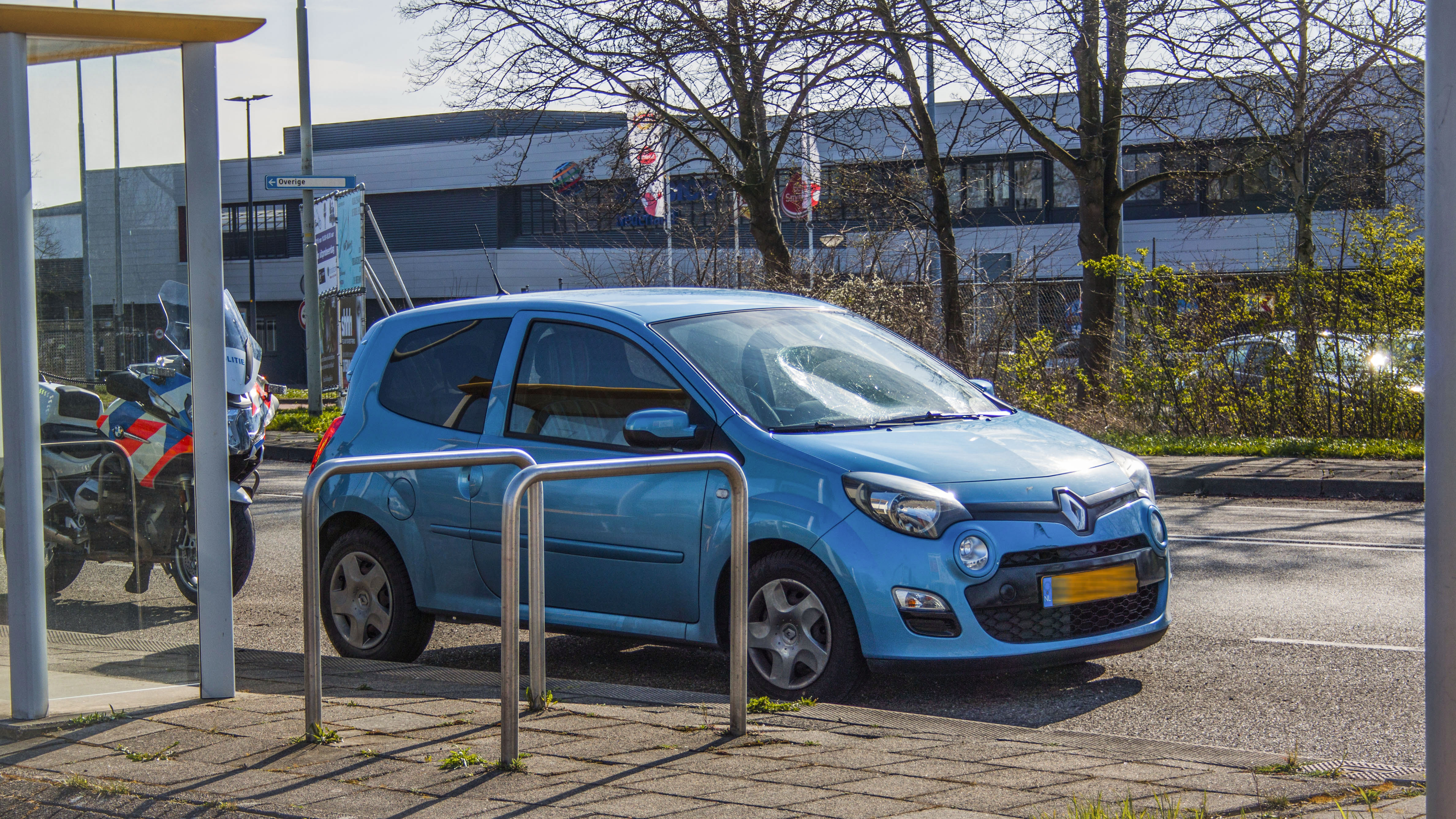 Fietsster geschept op Westel