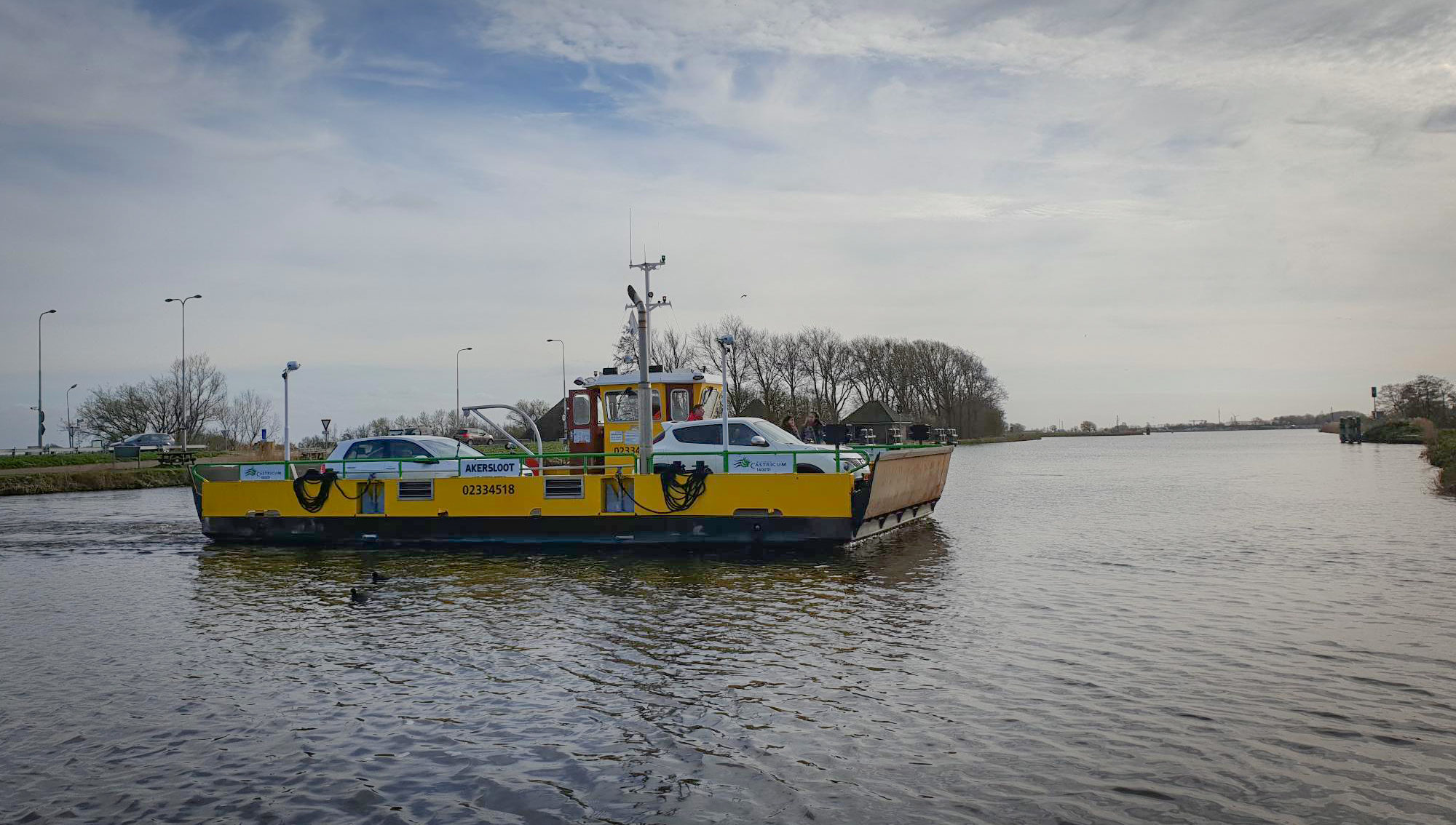 Pontje Akersloot tijdelijk niet beschikbaar voor auto's