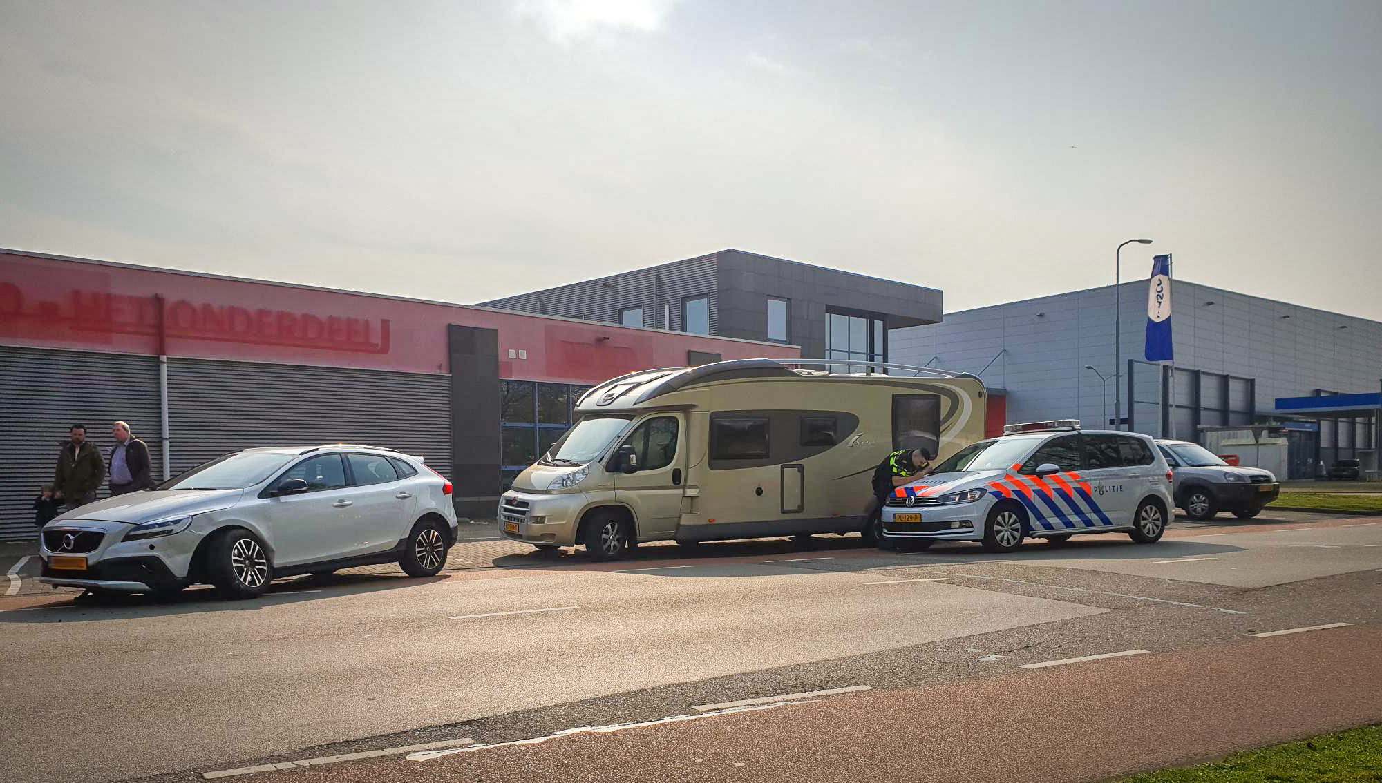 Botsing op Bestevaerstraat door slecht zicht