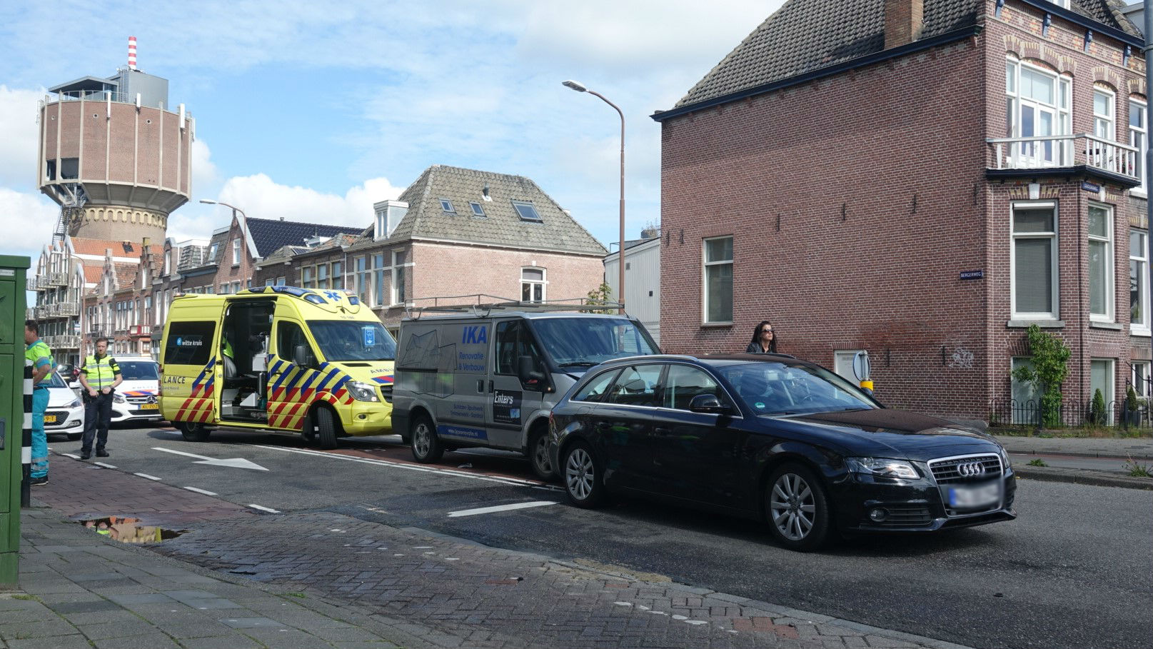 Kop-staartbotsing op Bergerweg