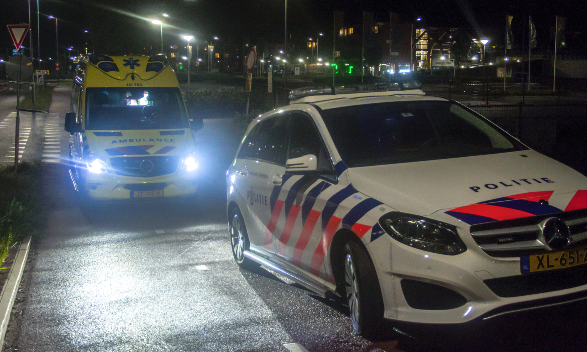 Fietsster naar ziekenhuis na aanrijding bij Westelijke Randweg met andere fietser