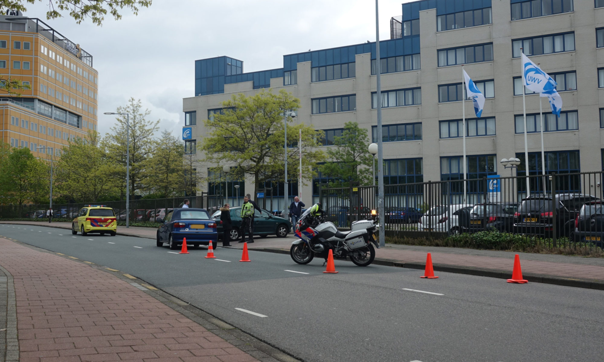 Kop-staartbotsing op Wognumsebuurt