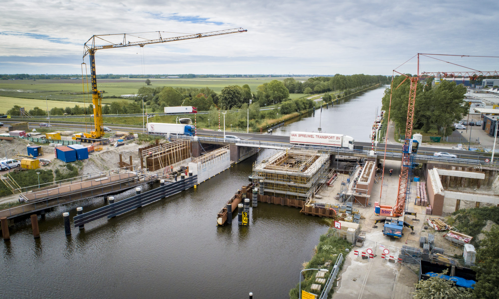 Werkzaamheden aan Leeghwaterbrug lijken stil te liggen