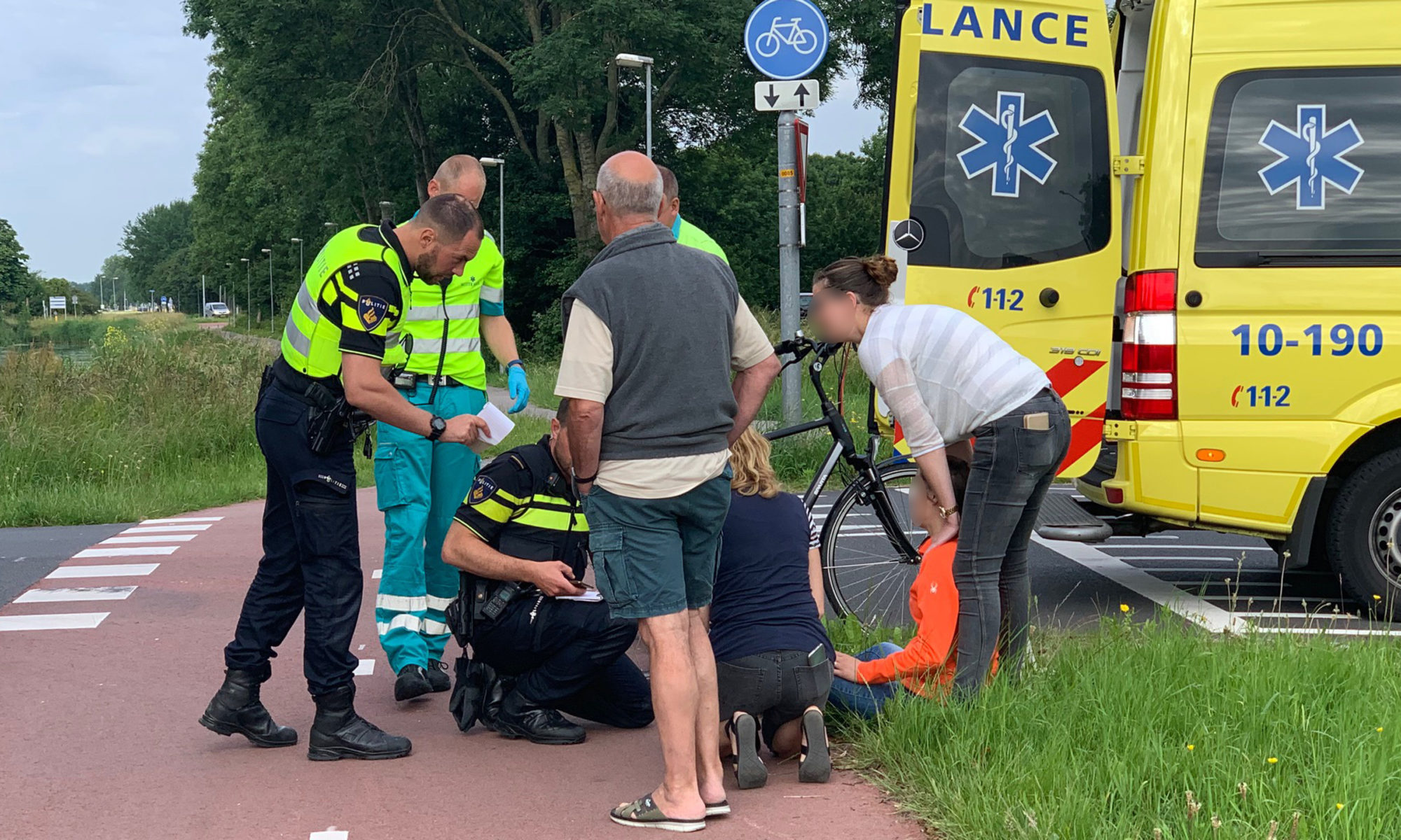 Fietsster aangereden op Westelijke Randweg