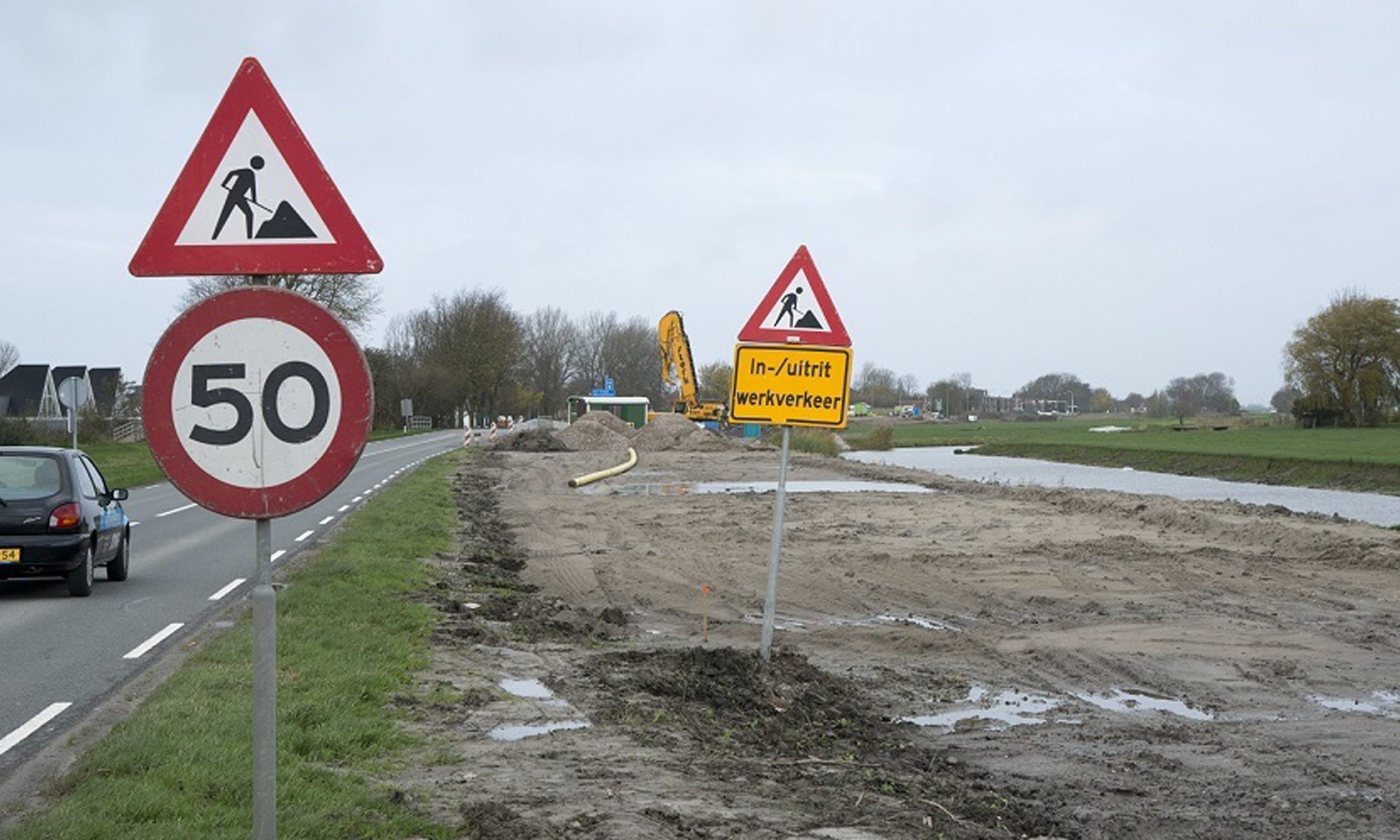 Werkzaamheden langs Westerweg (N242)