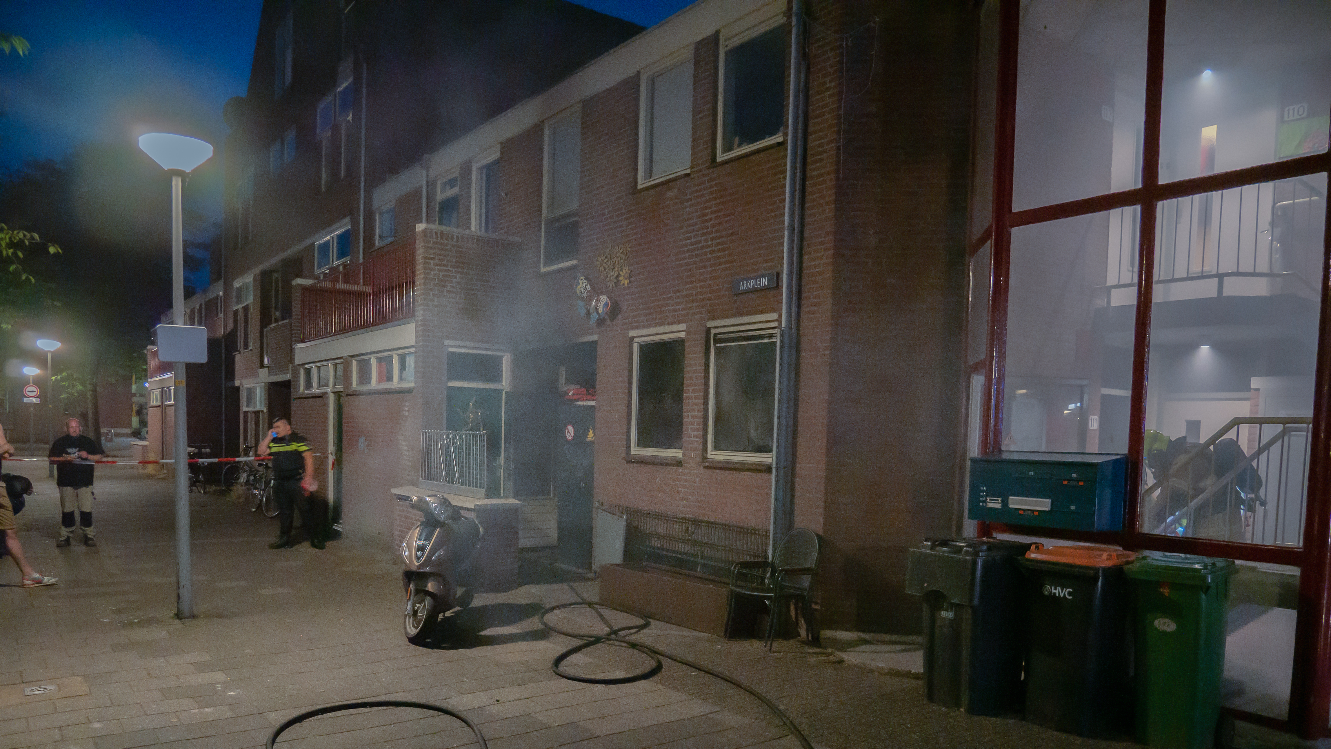 Keukenbrand zorgt voor nachtelijke commotie op Arplein in Alkmaar