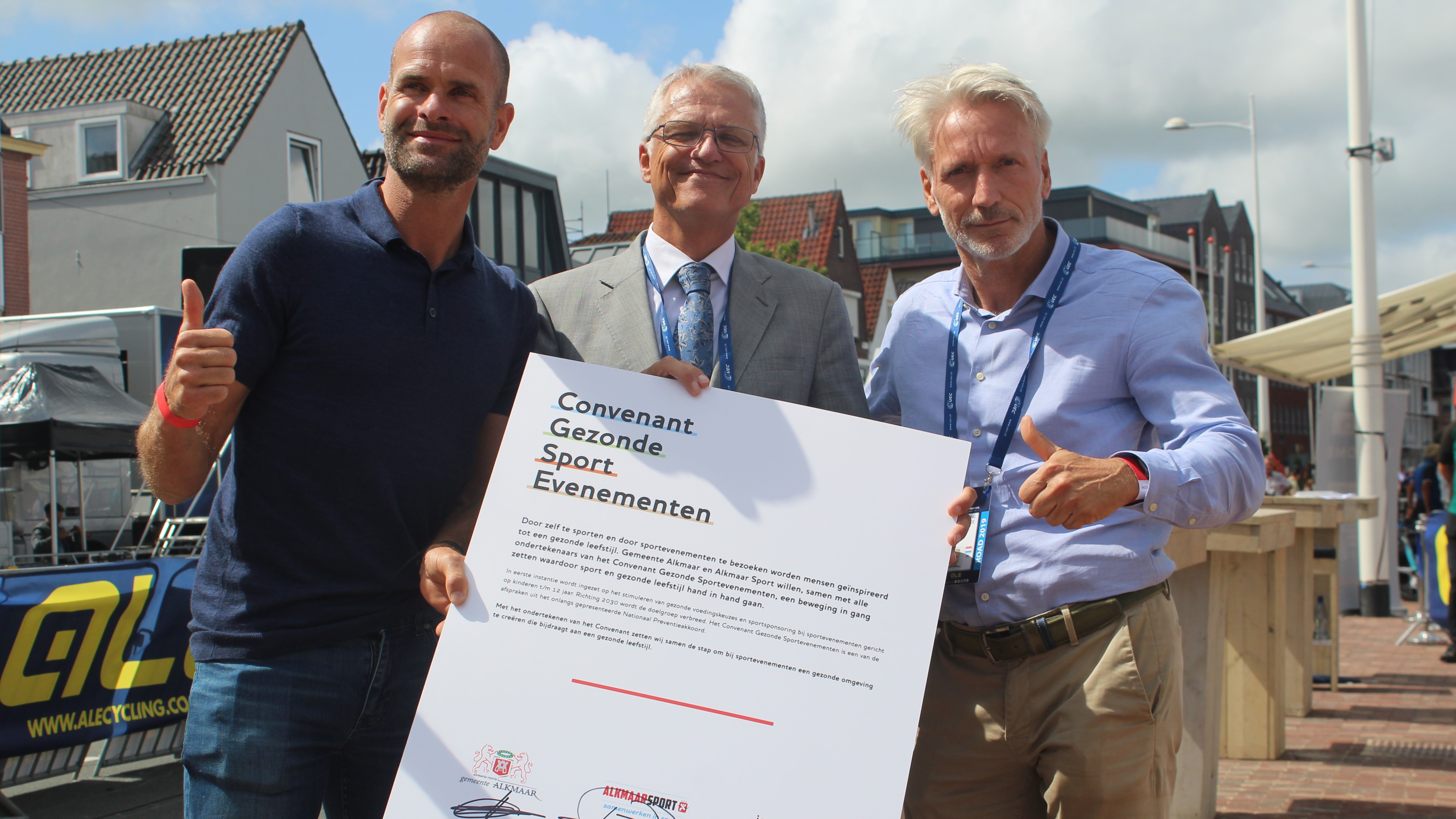 Gemeente Alkmaar ondertekent 'sport en gezonde leefstijl'-convenant