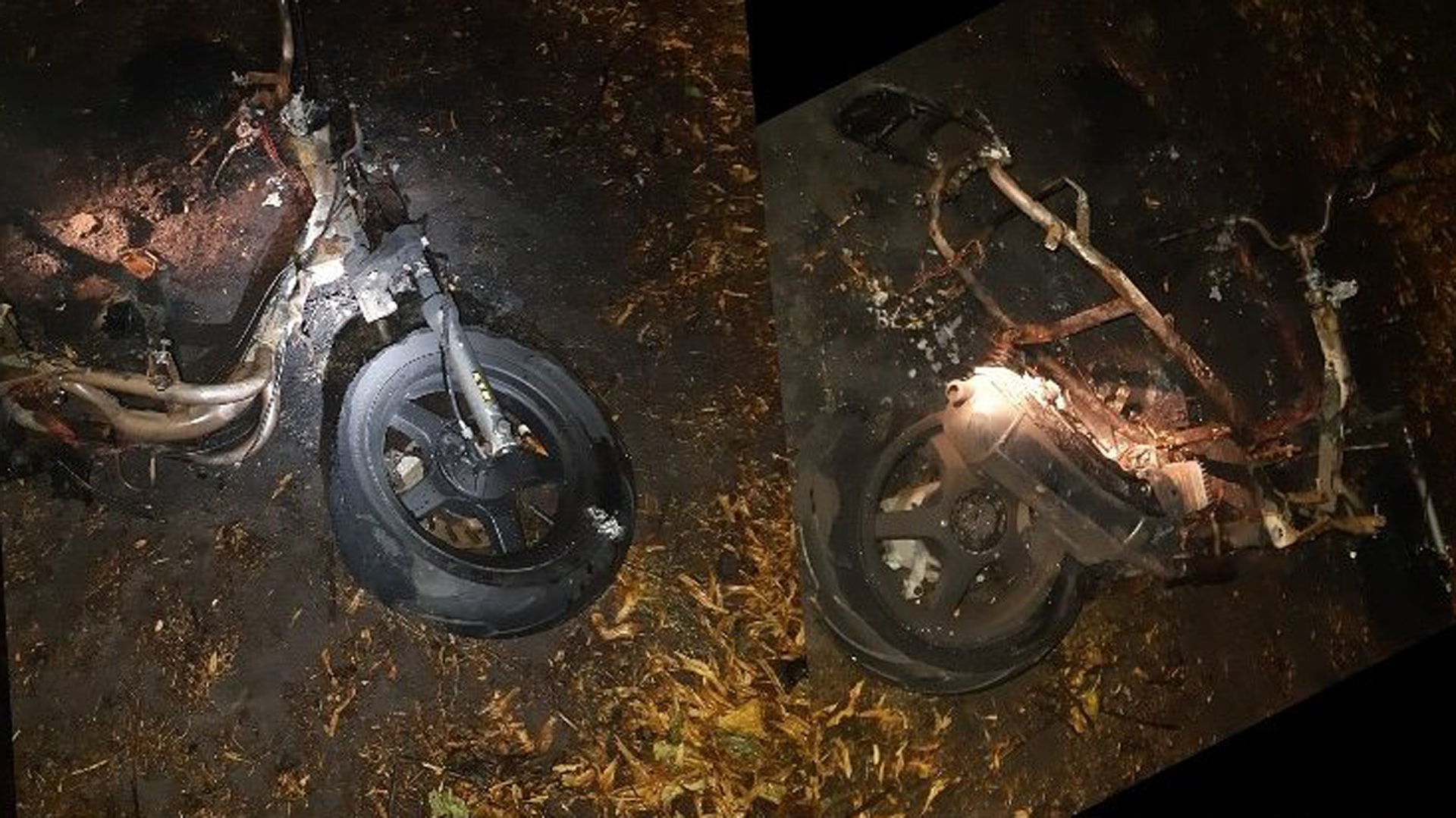 Scooter afgebrand op Grevelingen in Alkmaar