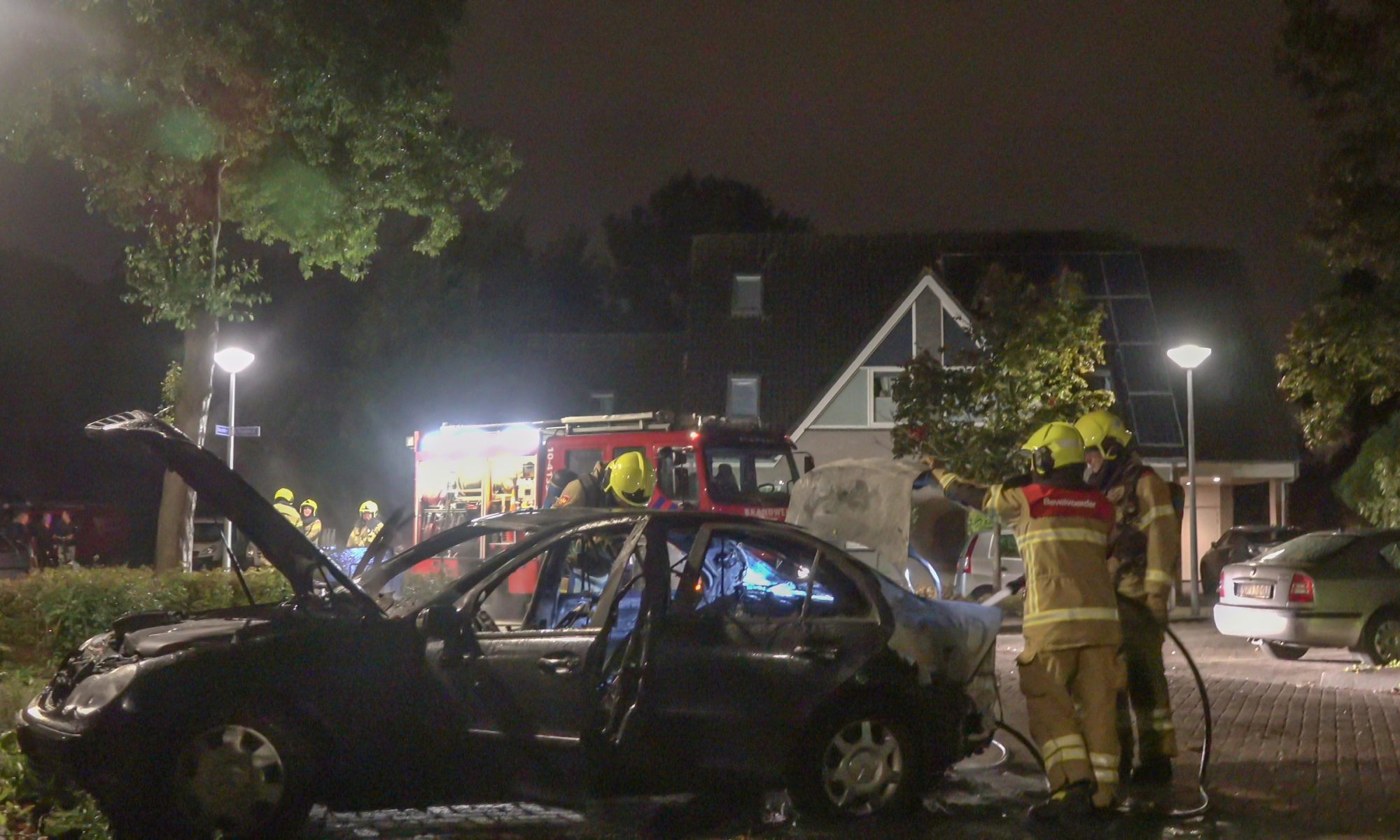 Door brand getroffen Mercedes opnieuw