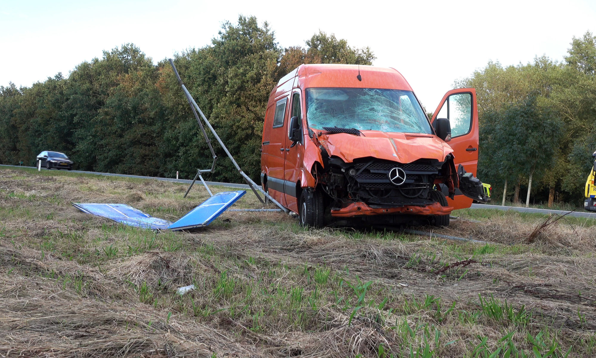 Spaanse toerist gewond bij eenzijdig ongeval met camper op N9