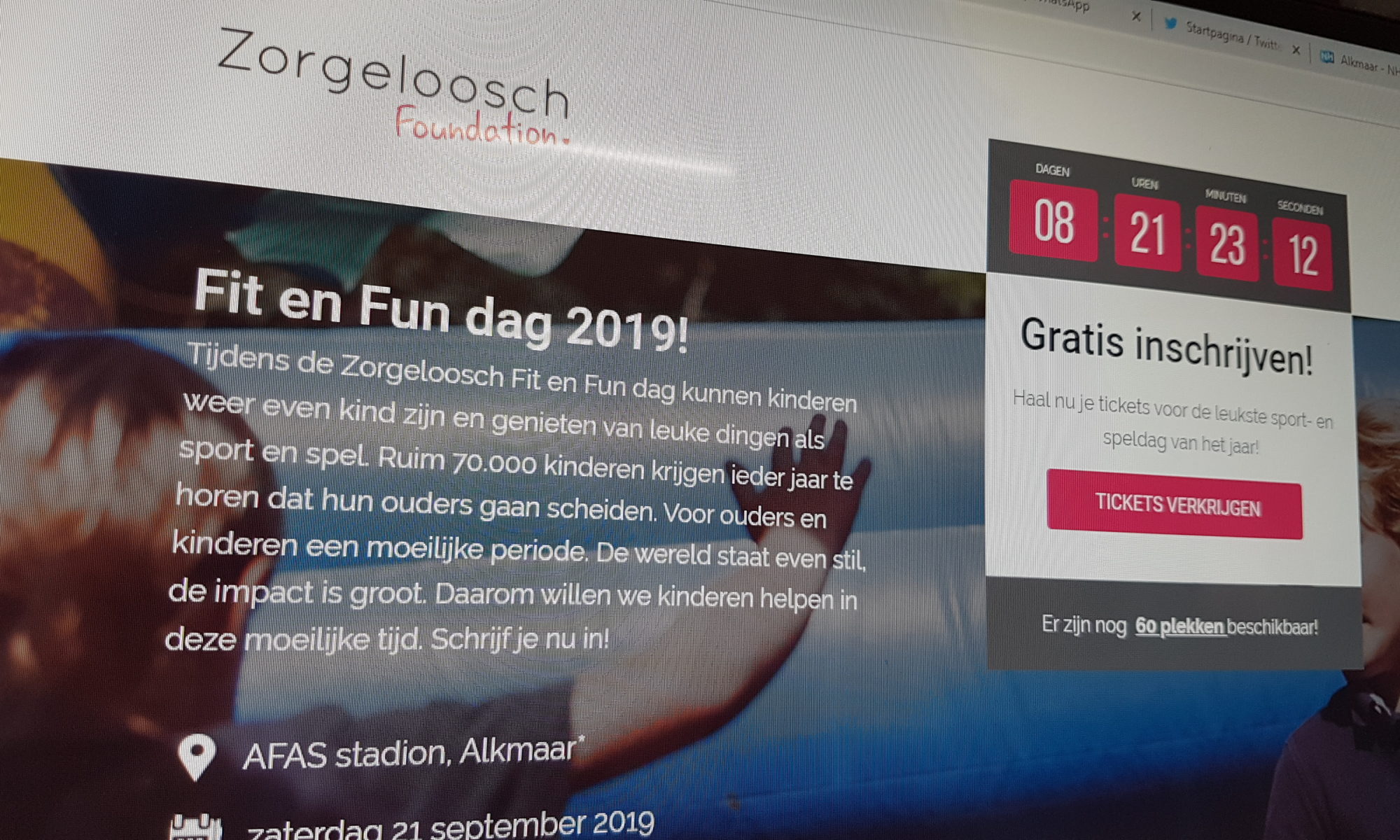 Gratis Fit en Fun dag voor kinderen van gescheiden ouders