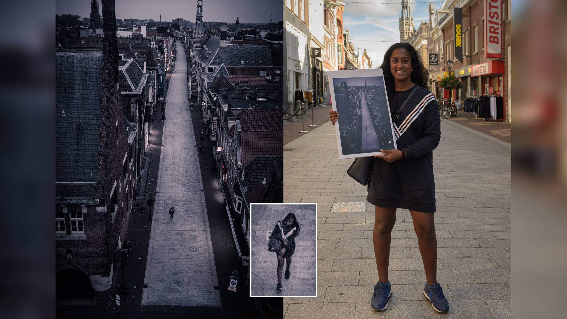 Vrouw ontdekt zichzelf op foto-expositie en ontmoet fotograaf