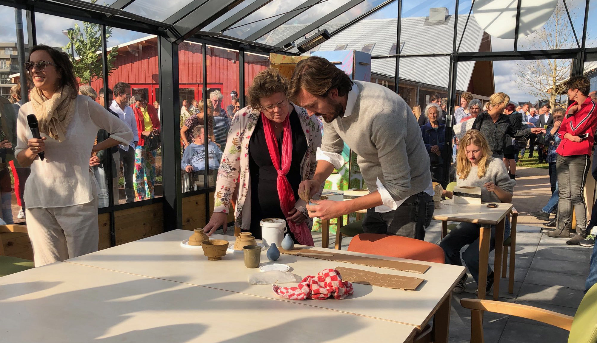 Wethouder Valent opent belevingsti