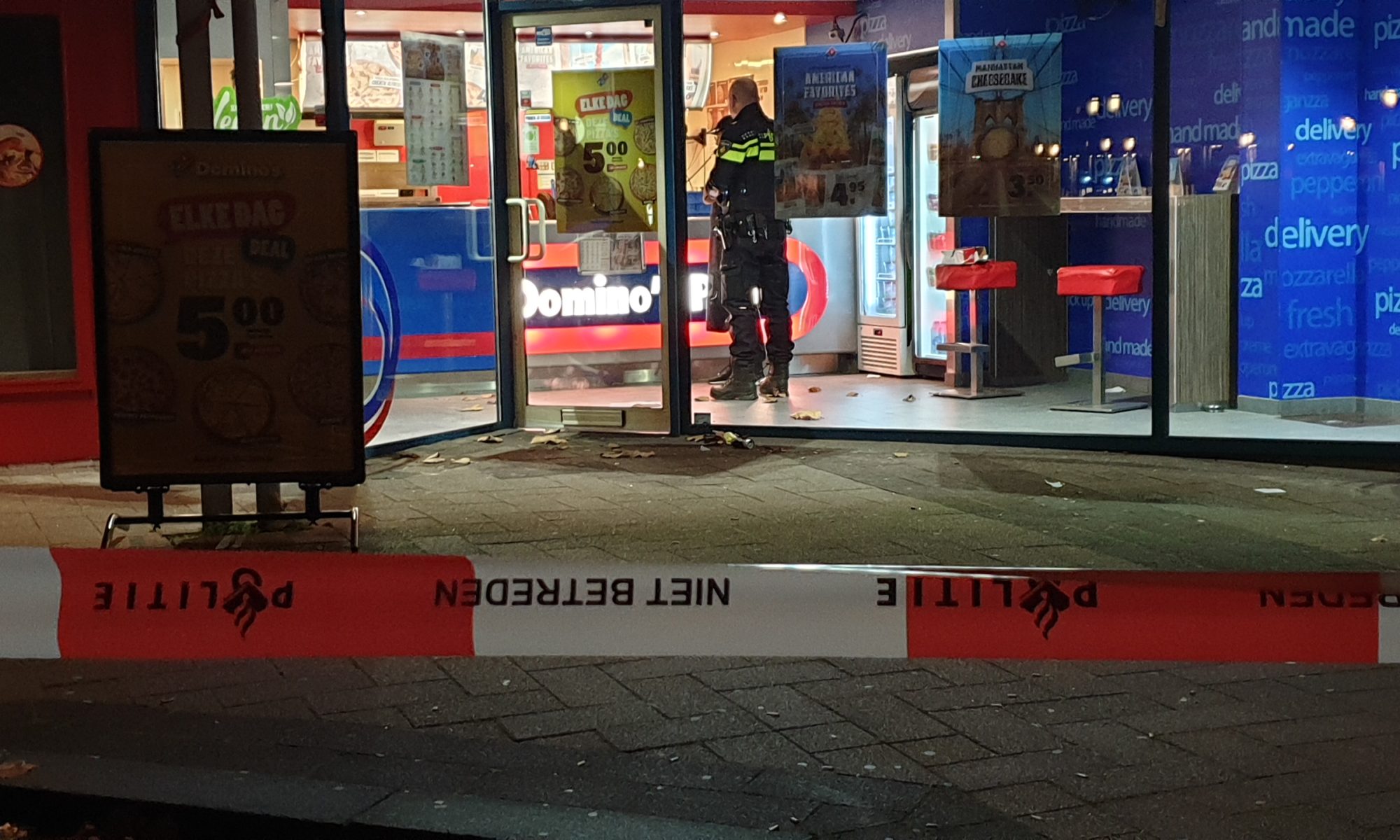 Domino's Pizza Raadhuisstraat Heerhugowaard overvallen