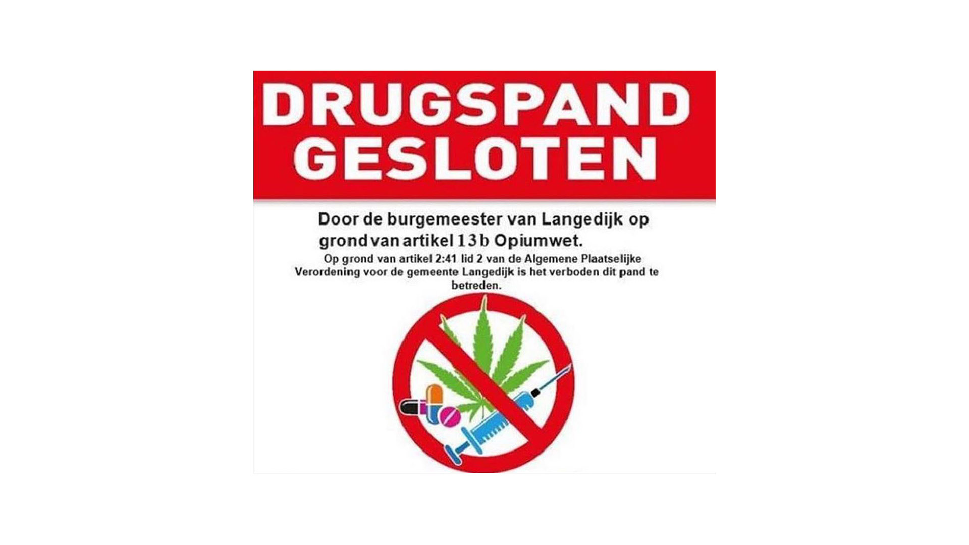 Drugspand in