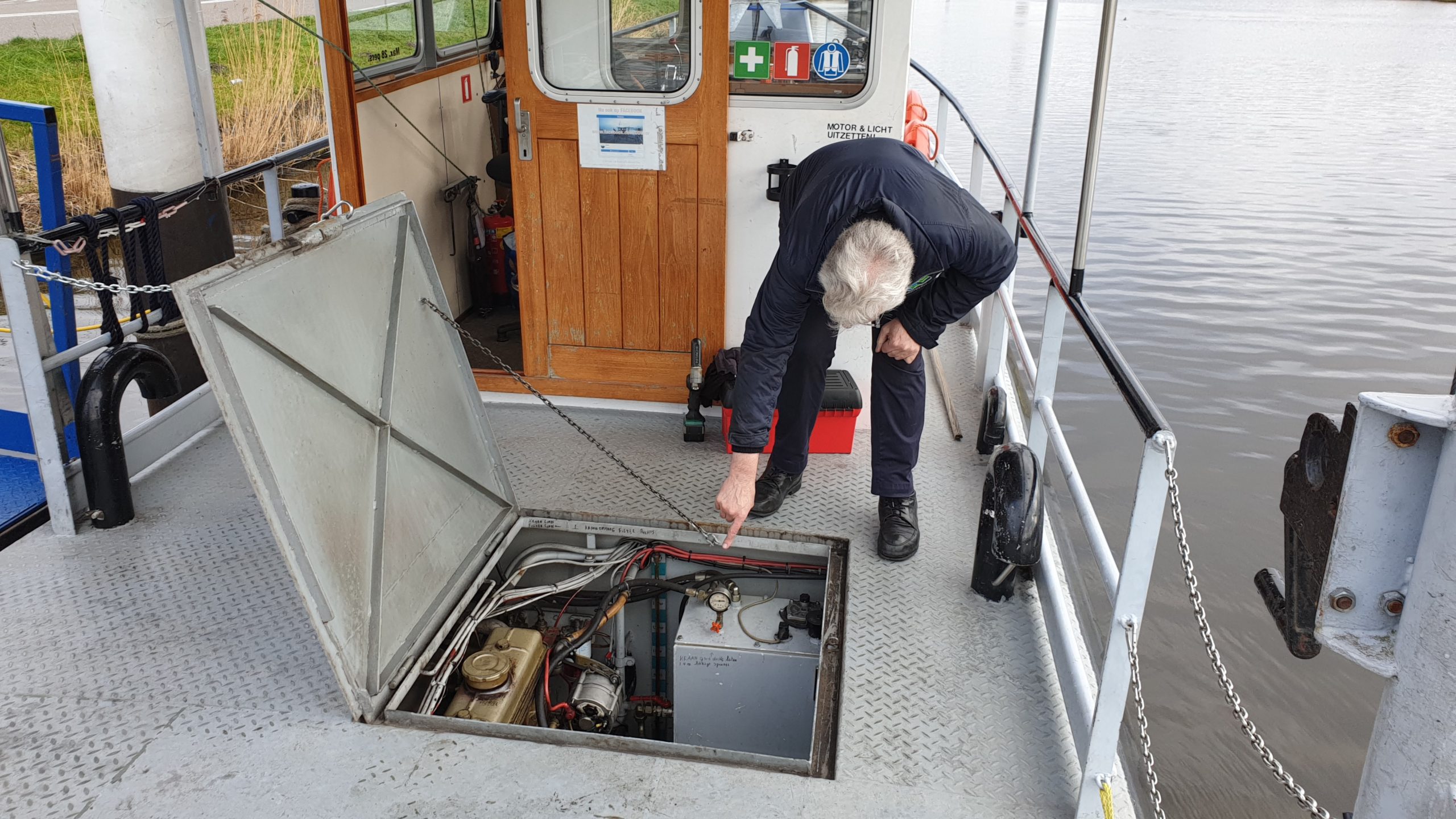 Pont Leeghwaterbrug defect; ook fietsers op proef gesteld
