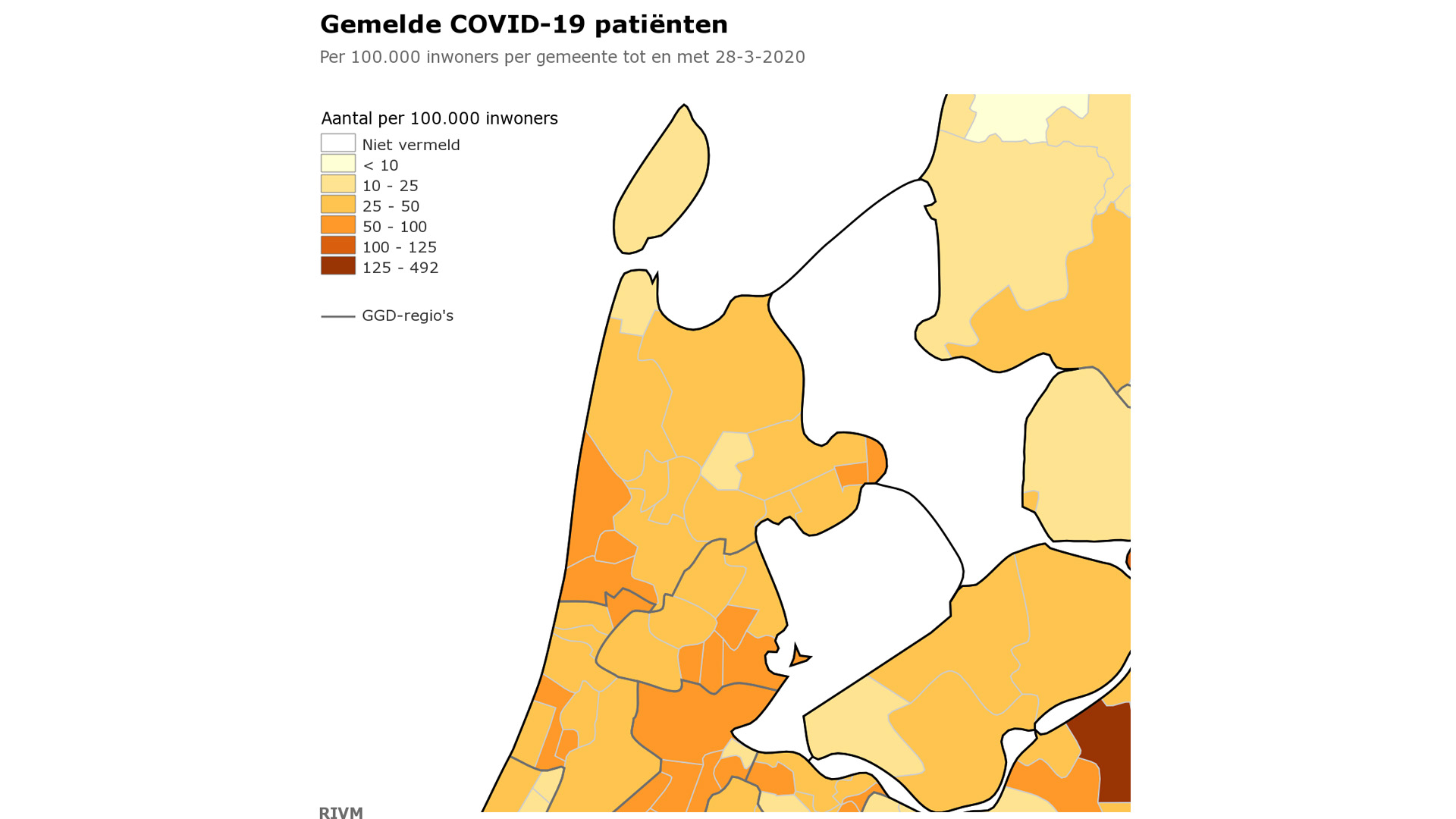 Aantal bekende corona-patiënten in regio Alkmaar ruim boven de honderd