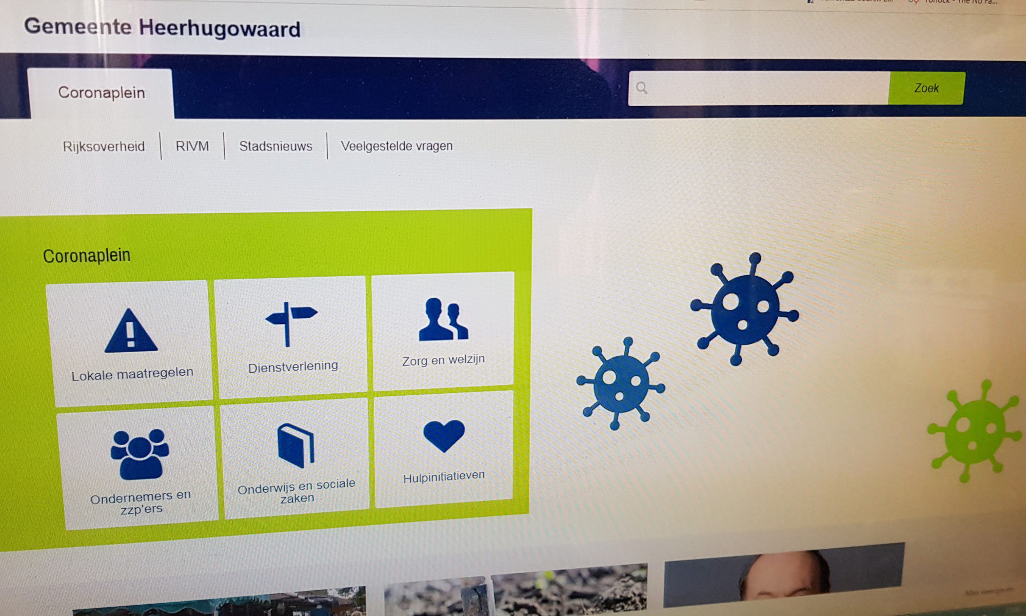 Gemeente Heerhugowaard lanceert online Coronaplein met info en initiatieven