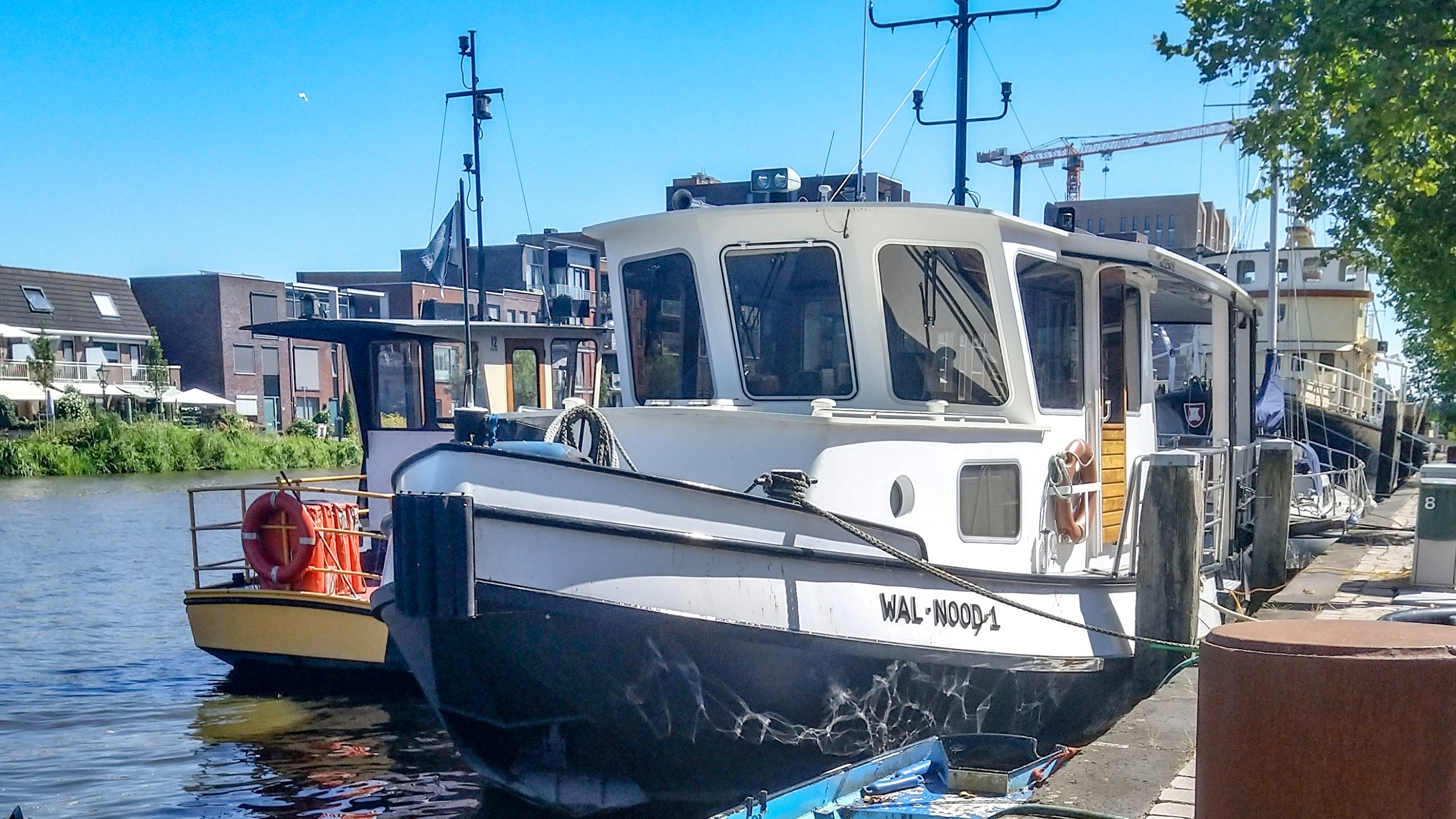 "WAL-NOOD1" pontje aan het Zeglis, Alkmaar