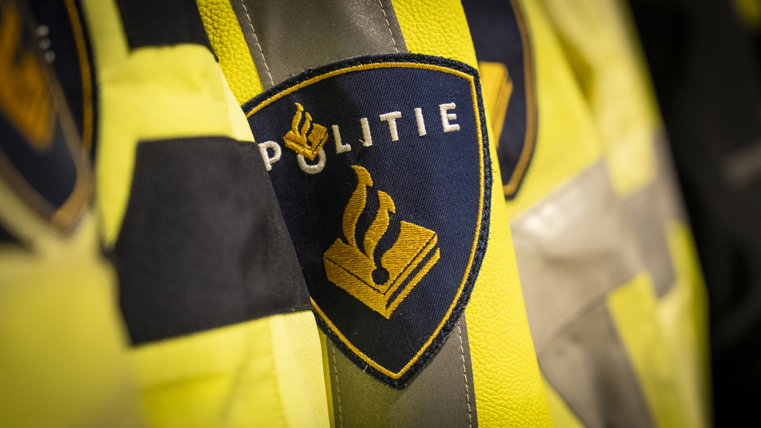 Patch op politie-uniform.